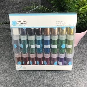 Martha Stewart Crafts Glitter Set of 24